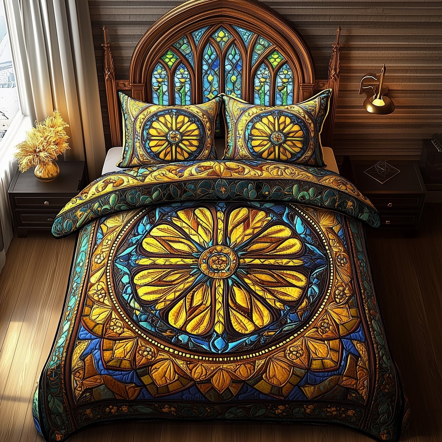 Celestial Dreams 3-Piece Quilted Bedding Set GFTOMA1161