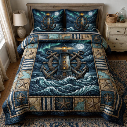 Sea Escape 3-Piece Quilted Bedding Set GFTOMA11646