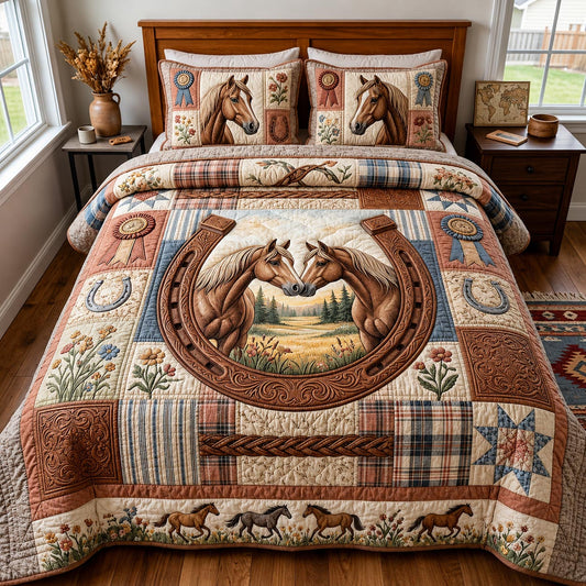 Western Soul 3-Piece Quilted Bedding Set GFTOMA11652
