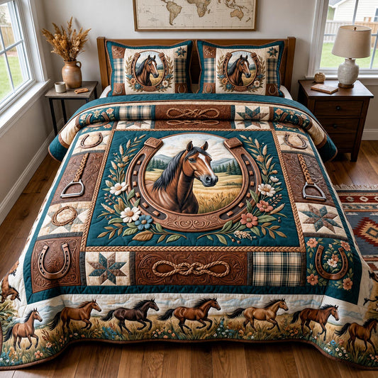 Western Soul 3-Piece Quilted Bedding Set GFTOMA11654