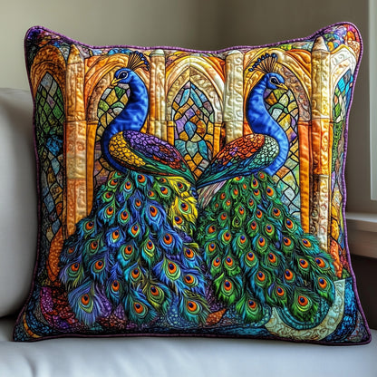 Peacock Quilted Pillow Case GFTOMA1171