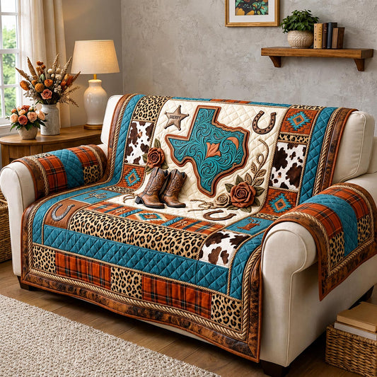 Lone Spirit Quilted Sofa Cover GFTOMA11712