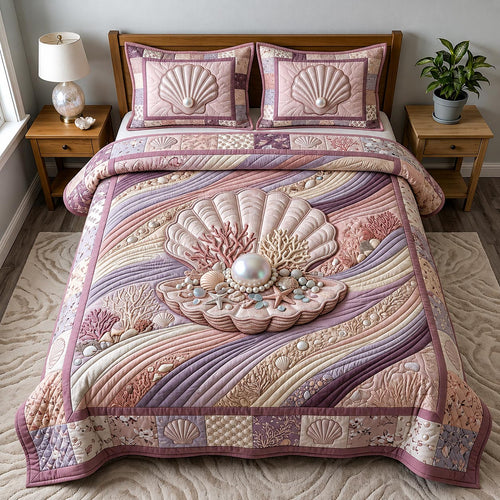 Sea Escape 3-Piece Quilted Bedding Set GFTOMA11724