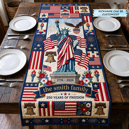 Liberty March Quilted Table Runner QTCUZ GFTOMA11764