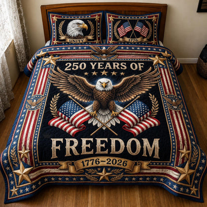 Heritage Patch 3-Piece Quilted Bedding Set GFTOMA11771