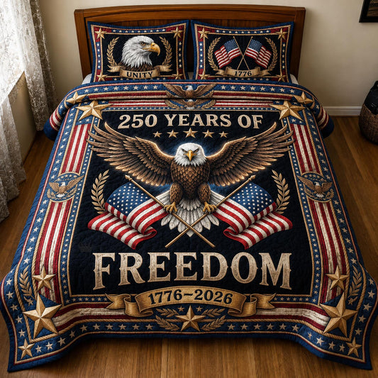 Heritage Patch 3-Piece Quilted Bedding Set GFTOMA11771