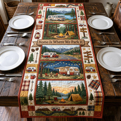 Happy Campers Quilted Table Runner GFTOMA11799