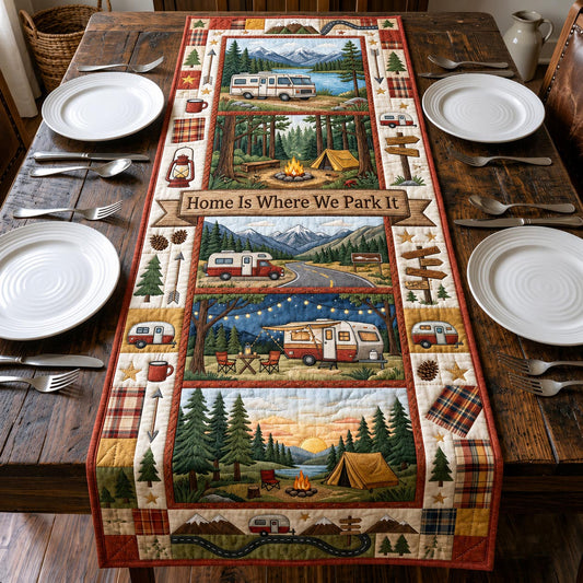 Happy Campers Quilted Table Runner GFTOMA11799