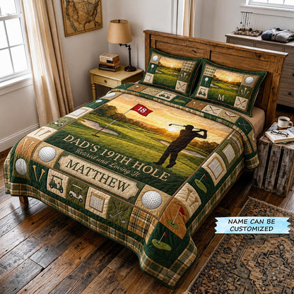 Swing Life 3-Piece Quilted Bedding Set QTCUZ GFTOMA11815