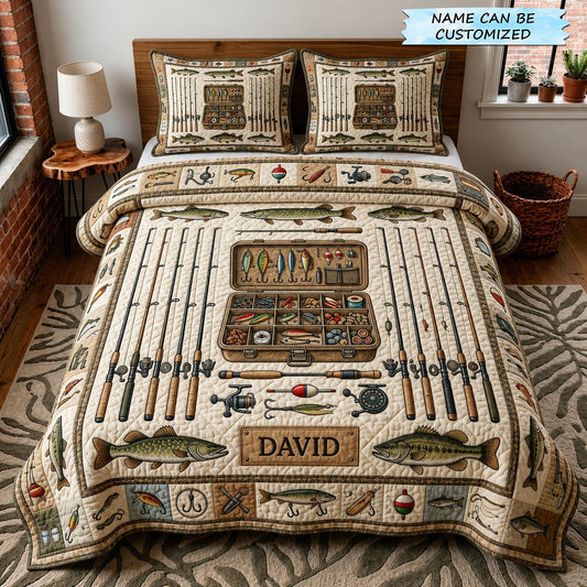 Lake Escape 3-Piece Quilted Bedding Set QTCUZ GFTOMA11821