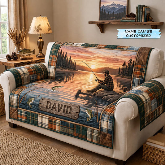 Lake Escape Quilted Sofa Cover QTCUZ GFTOMA11828