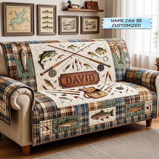 River Spirit Quilted Sofa Cover QTCUZ GFTOMA11830