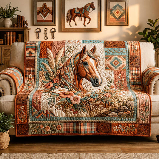 Western Soul Quilted Sofa Cover GFTOMA11836