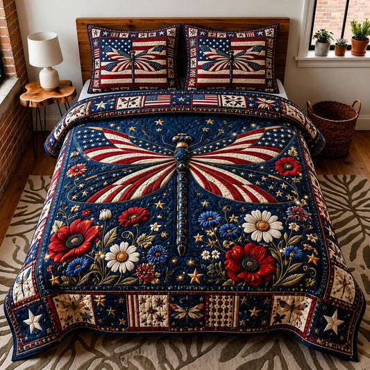 Patriot Wings 3-Piece Quilted Bedding Set GFTOMA11858