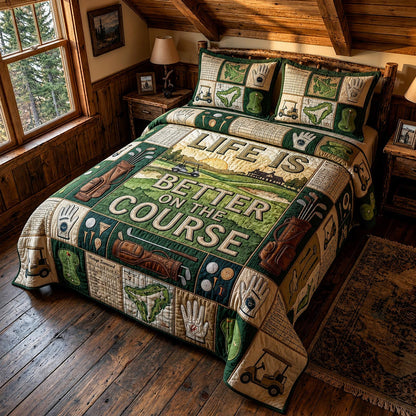 Country Swing 3-Piece Quilted Bedding Set GFTOMA12016