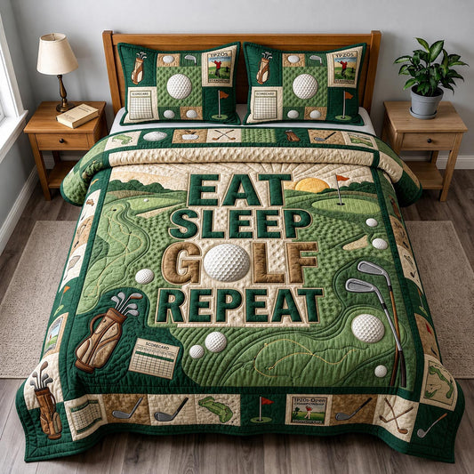 Swing Life 3-Piece Quilted Bedding Set GFTOMA12018