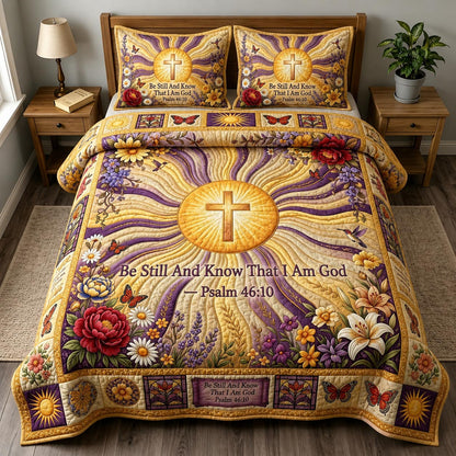 Radiant Grace 3-Piece Quilted Bedding Set GFTOMA12098