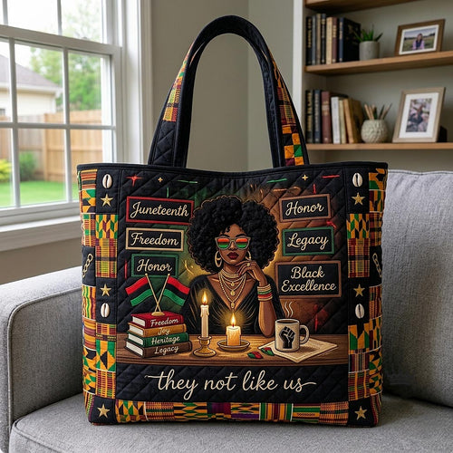 Crowned Legacy Quilted Tote Bag GFTOMA12126