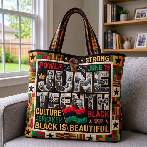 Bold Melanin Quilted Tote Bag GFTOMA12128