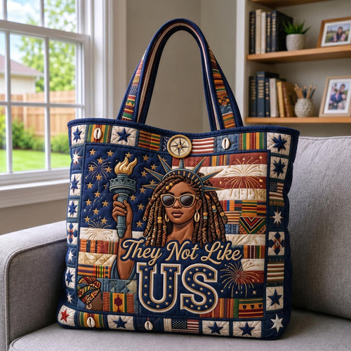 Melanin Power Quilted Tote Bag GFTOMA12129