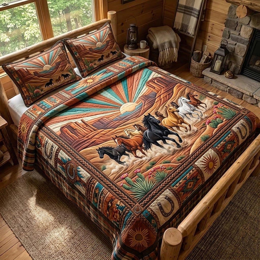 Open Range 3-Piece Quilted Bedding Set GFTOMA12138