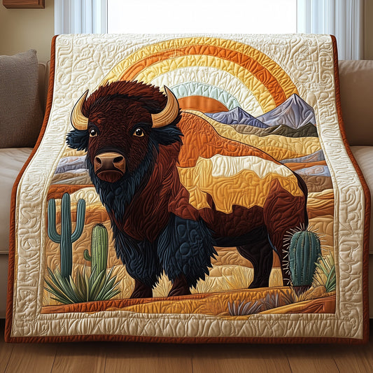 Wild Bison Quilted Blanket GFTOMA121