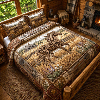 Open Range 3-Piece Quilted Bedding Set GFTOMA12206
