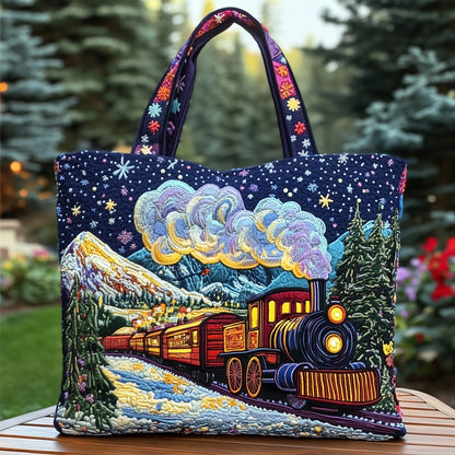 Train Quilted Tote Bag GFTOMA1220