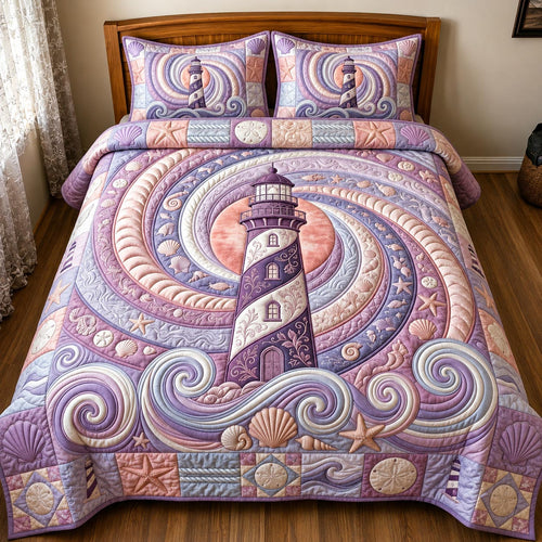 Sea Escape 3-Piece Quilted Bedding Set GFTOMA12210