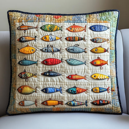 Fishing Delights Quilted Pillow Case GFTOMA1224
