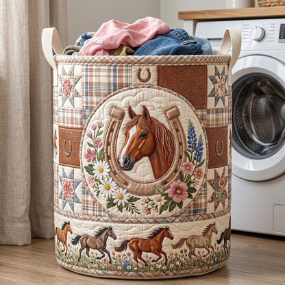 Western Soul Quilted Laundry Basket GFTOMA12257