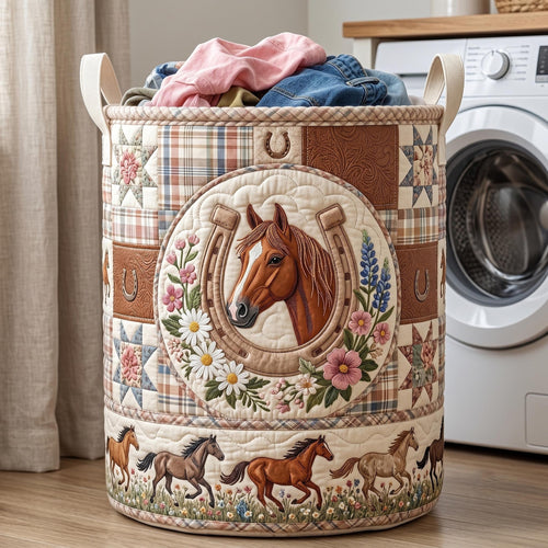 Western Soul Quilted Laundry Basket GFTOMA12257