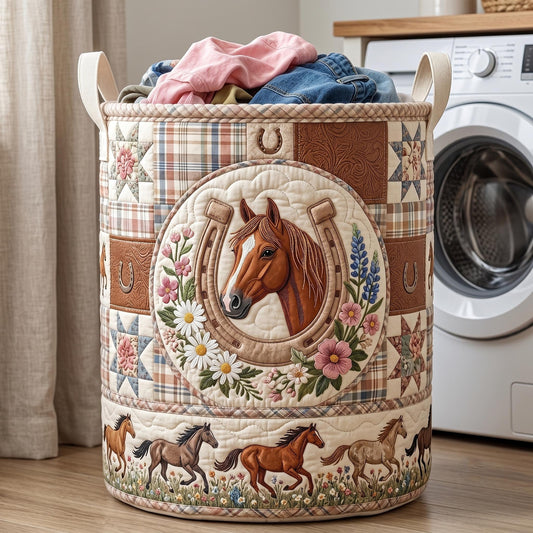 Western Soul Quilted Laundry Basket GFTOMA12257