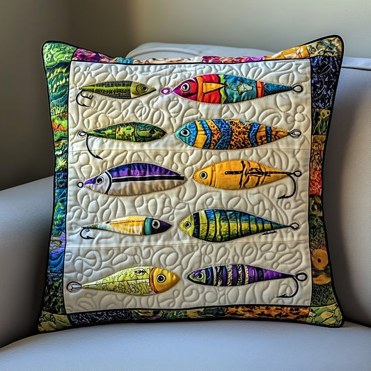 Fishing Delights Quilted Pillow Case GFTOMA1228