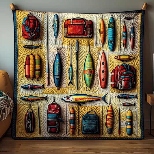Fishing Delights Quilted Blanket GFTOMA1230