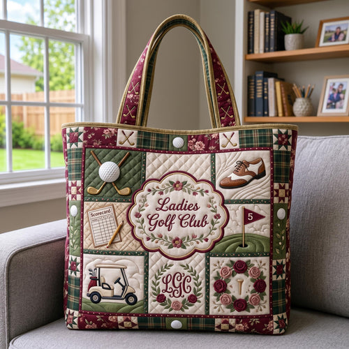 Golf Darling Quilted Tote Bag GFTOMA12305