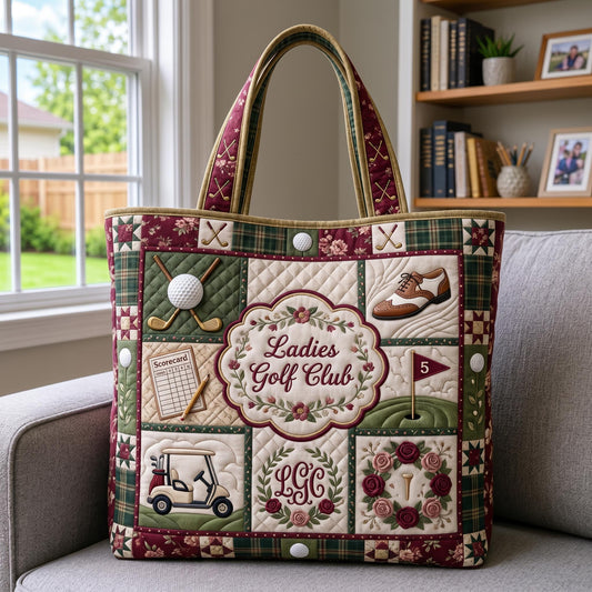 Golf Darling Quilted Tote Bag GFTOMA12305