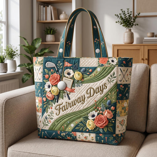 Golf Princess Quilted Tote Bag GFTOMA12306