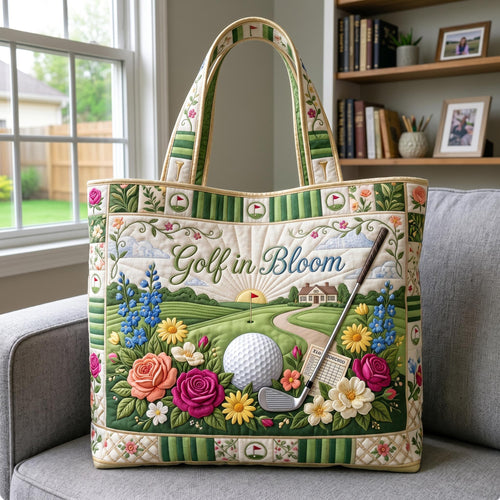 Golf Beauty Quilted Tote Bag GFTOMA12308