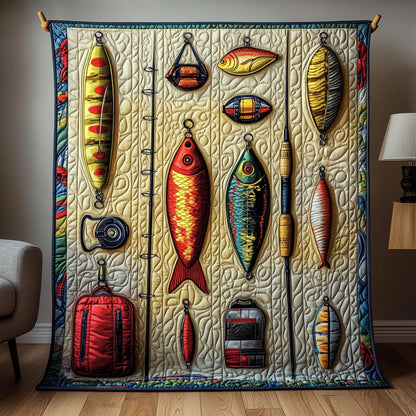 Fishing Delights Quilted Blanket GFTOMA1231