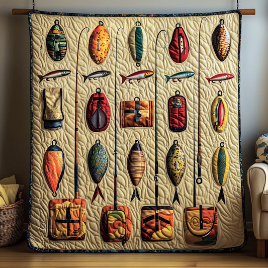 Fishing Delights Quilted Blanket GFTOMA1233