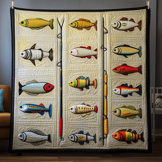 Fishing Delights Quilted Blanket GFTOMA1234