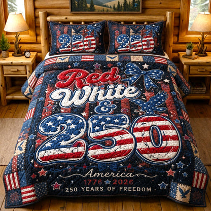 Heritage Patch 3-Piece Quilted Bedding Set GFTOMA12343