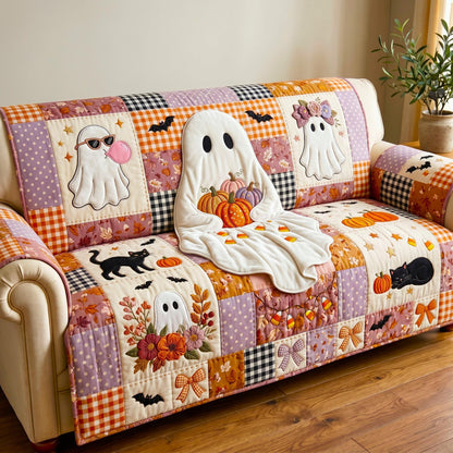 Autumn Charm Quilted Sofa Cover GFTOMA12357