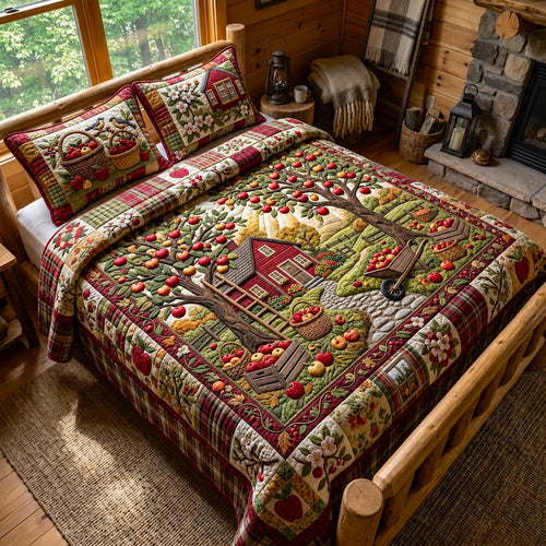 Harvest Blessings 3-Piece Quilted Bedding Set GFTOMA12387
