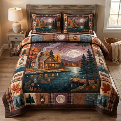 Lake Escape 3-Piece Quilted Bedding Set GFTOMA12393