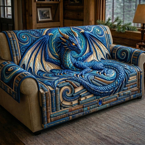 Dragon Tales Quilted Sofa Cover GFTOMA12402