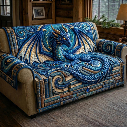 Dragon Tales Quilted Sofa Cover GFTOMA12402