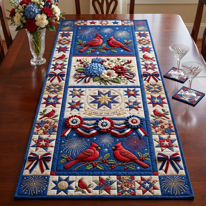 Liberty Cardinal Quilted Table Runner GFTOMA12445