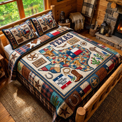 Lone Star 3-Piece Quilted Bedding Set GFTOMA12450
